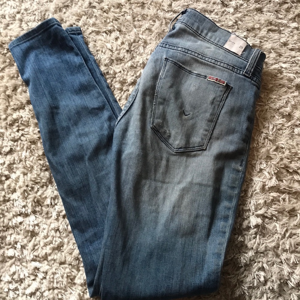 Hudson Krista super skinny distressed jeans